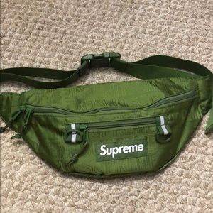 Supreme unisex olive waist bag